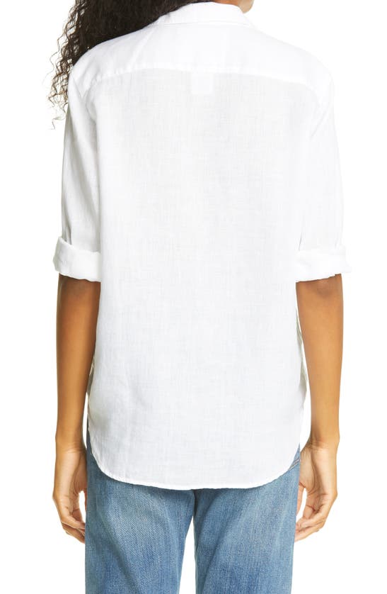 Frank & Eileen Eileen Relaxed Button-up Shirt In White