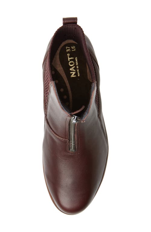Naot Bora Chelsea Boot In Cordovan Leather