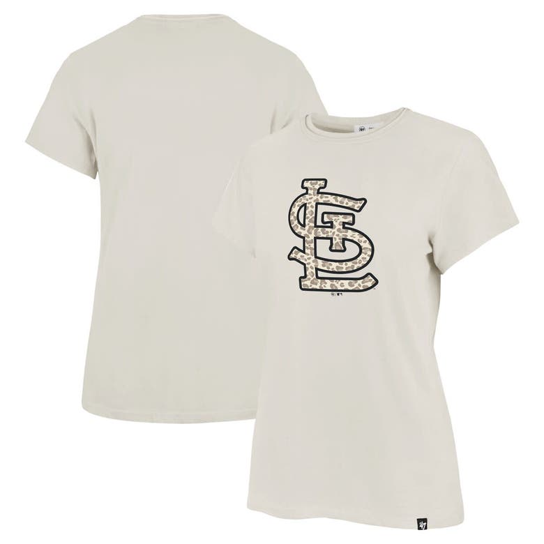 Shop 47 ' Oatmeal St. Louis Cardinals Imprint Frankie T-shirt