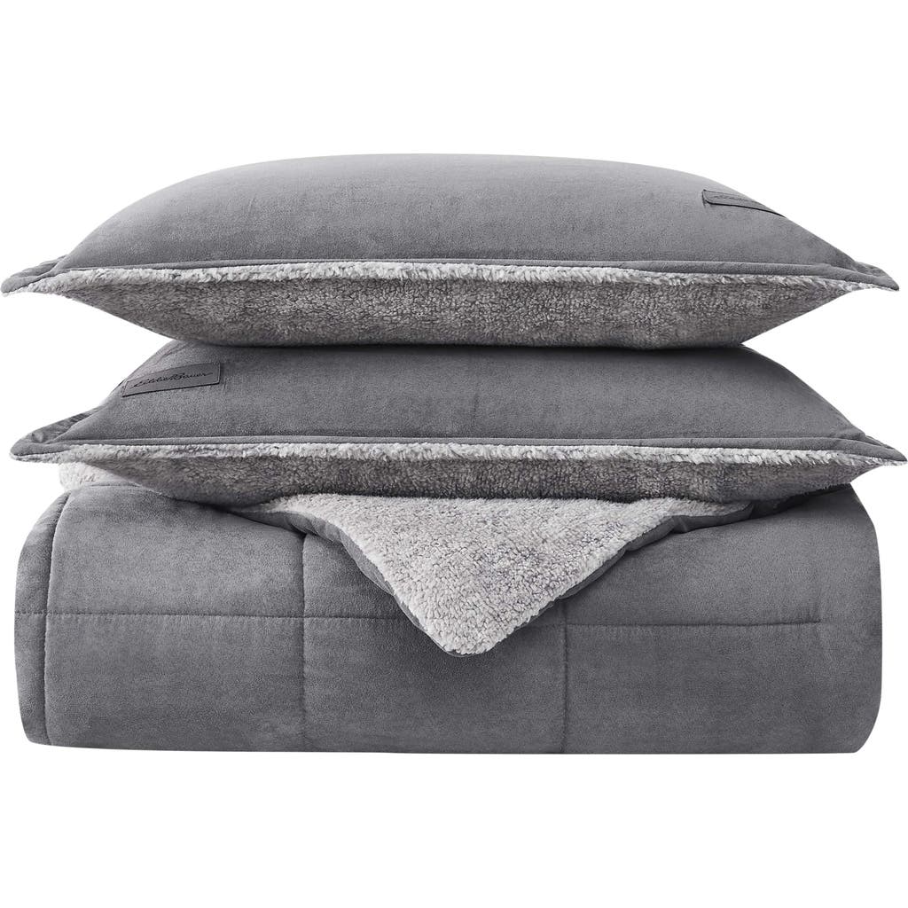 Eddie Bauer Sherwood King Comforter Set In Grey