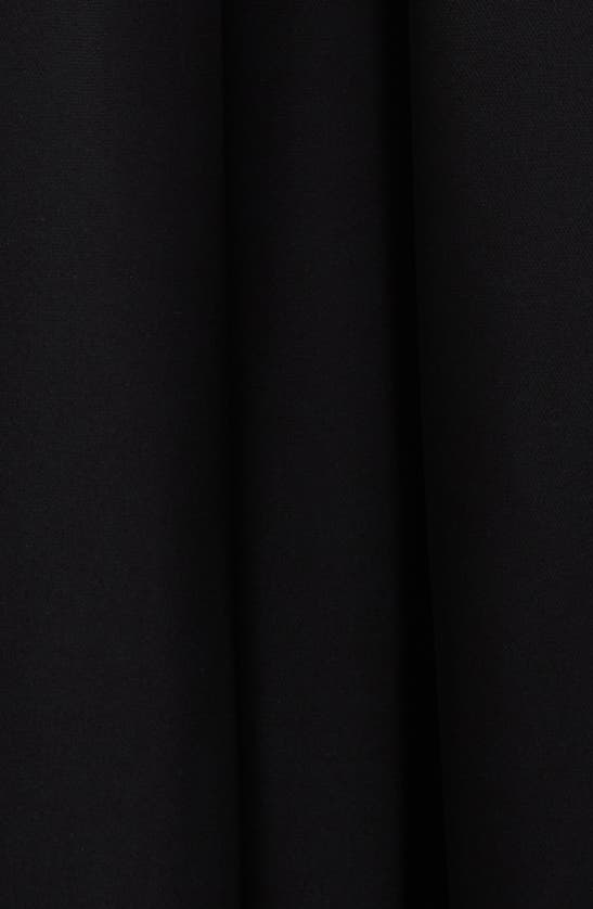 Shop Max Mara Once Contrast Trim Crepe Halter Maxi Dress In Black