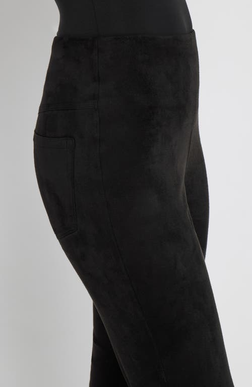 Lyssé Jesse Faux Suede Baby Boot Pants In Black