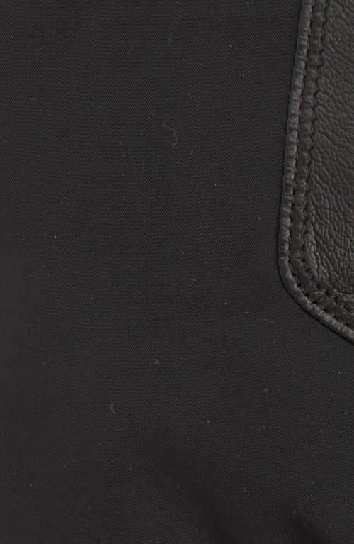 Shop Moncler Grenoble Mittens In Black