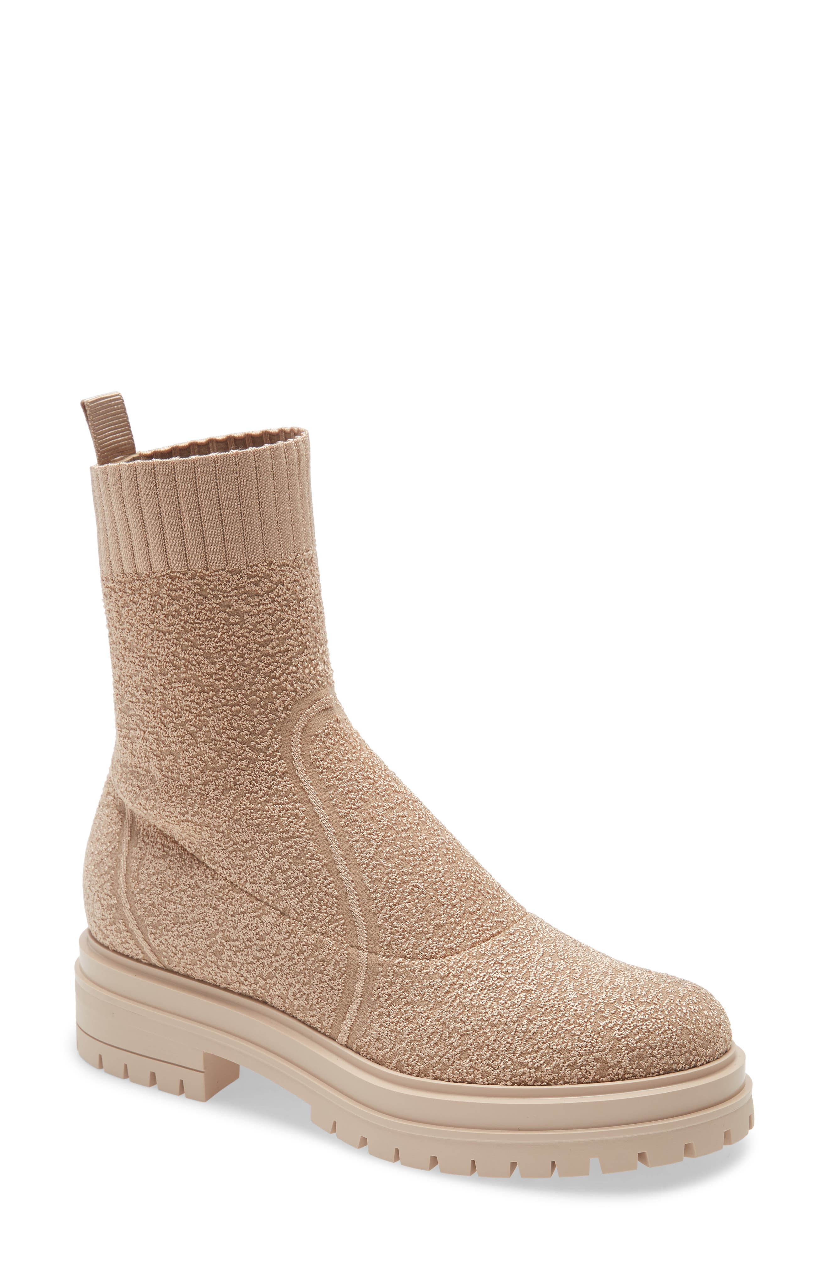 designer beige boots