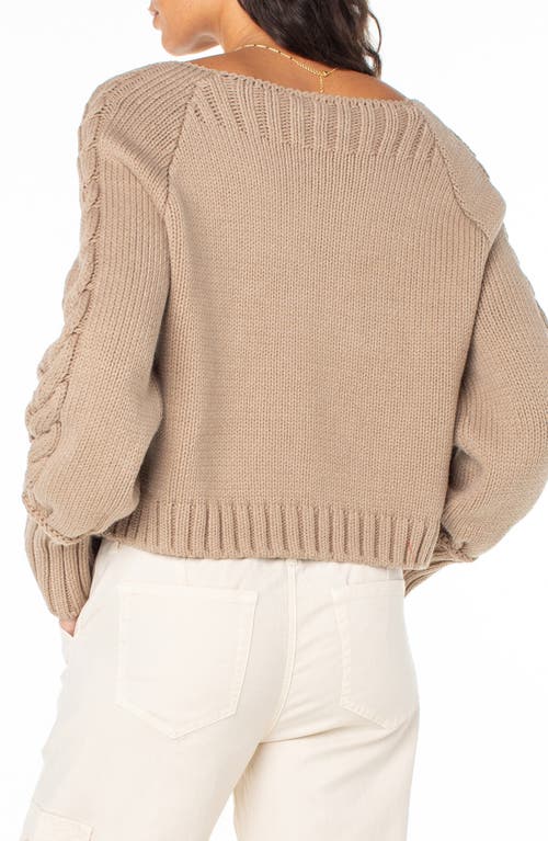 Shop Roxy Day Dreams Sweater In Warm Taupe