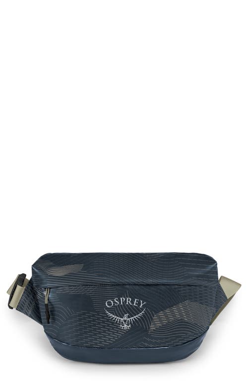 Osprey Transporter Canvas Belt Bag in Camo Lines Print