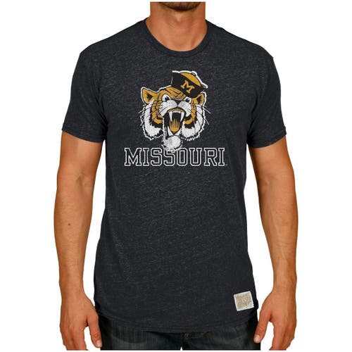 UPC 887722501615 product image for Men's Original Retro Brand Heather Black Missouri Tigers Vintage Angry Tiger Tri | upcitemdb.com