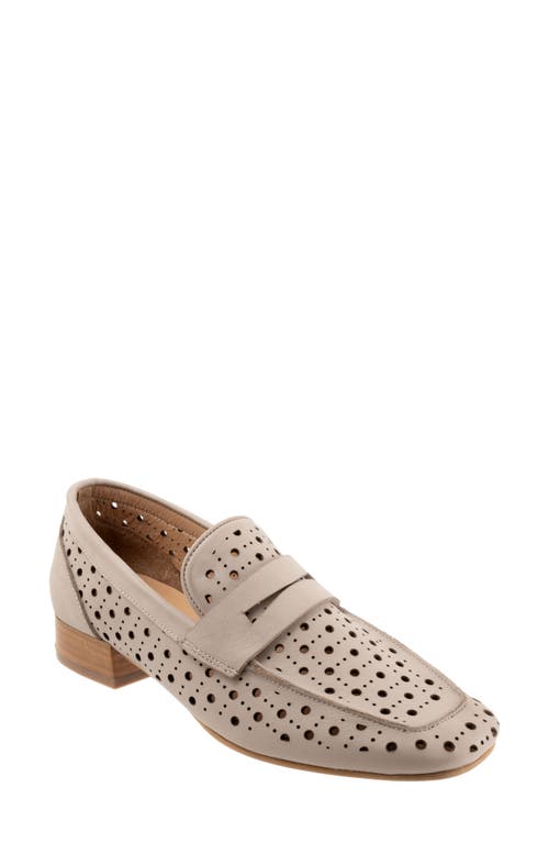 Lima Penny Loafer in Light Grey