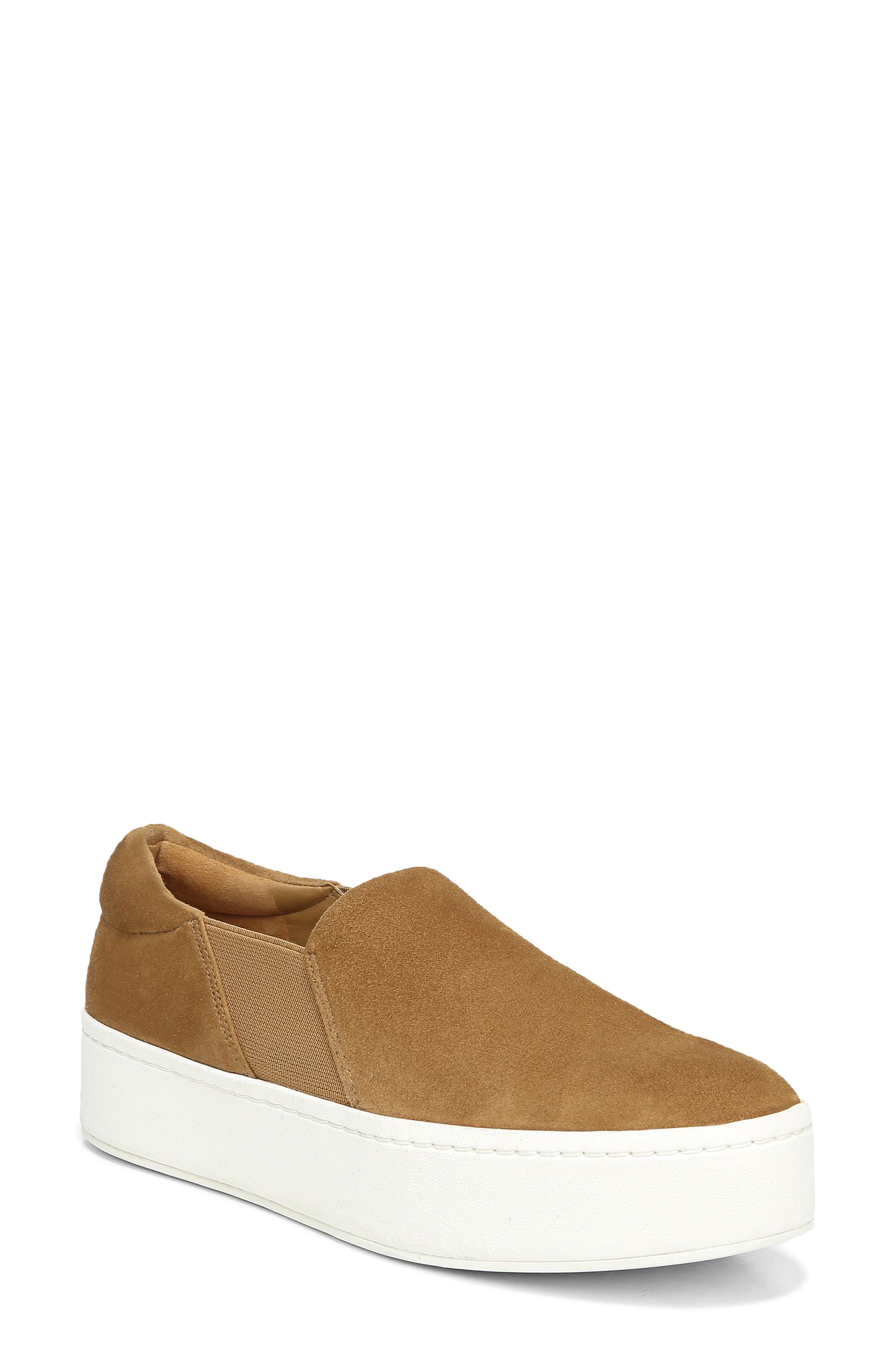 Warren Slip-on Platform Suede Sneakers 