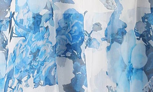 Petal And Pup Petal & Pup Bloom Tiered Strapless Dress In Blue