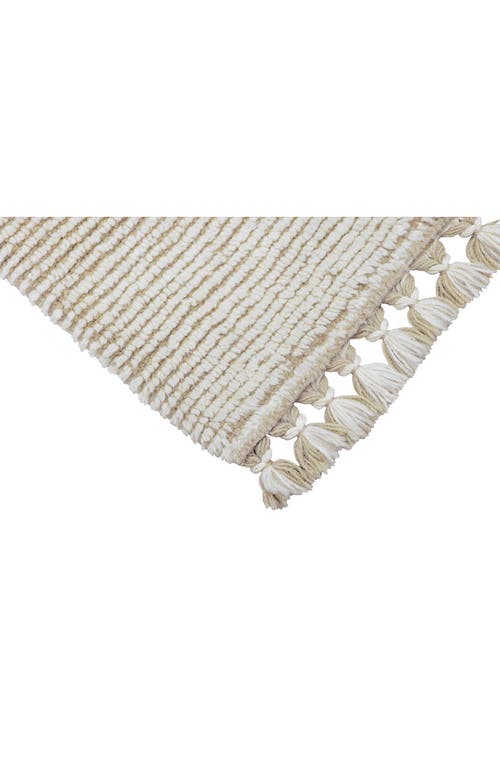 Lorena Canals Woolable Rug Koa Sandstone In Sheep White/sandstone