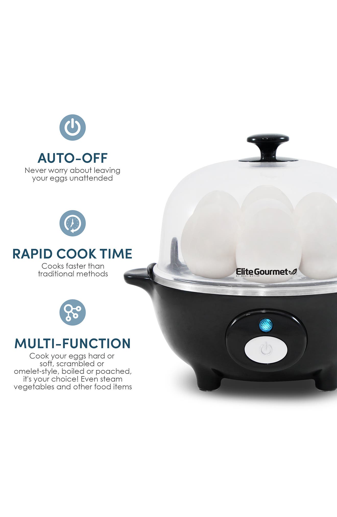 elite cuisine maximatic egg cooker