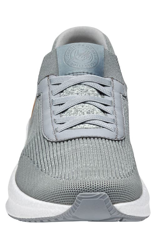 Johnston & Murphy Briley Knit Sneaker In Gray Knit