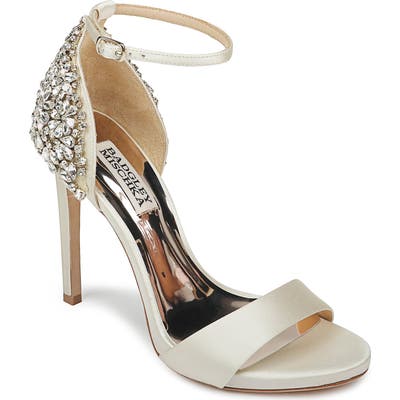 Badgley Mischka Eleanor Sandal, Ivory
