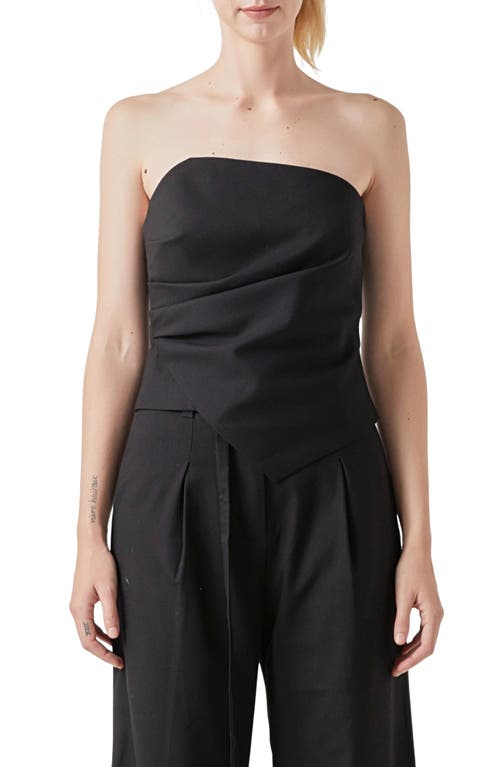 Grey Lab Drape Corset Top at Nordstrom,