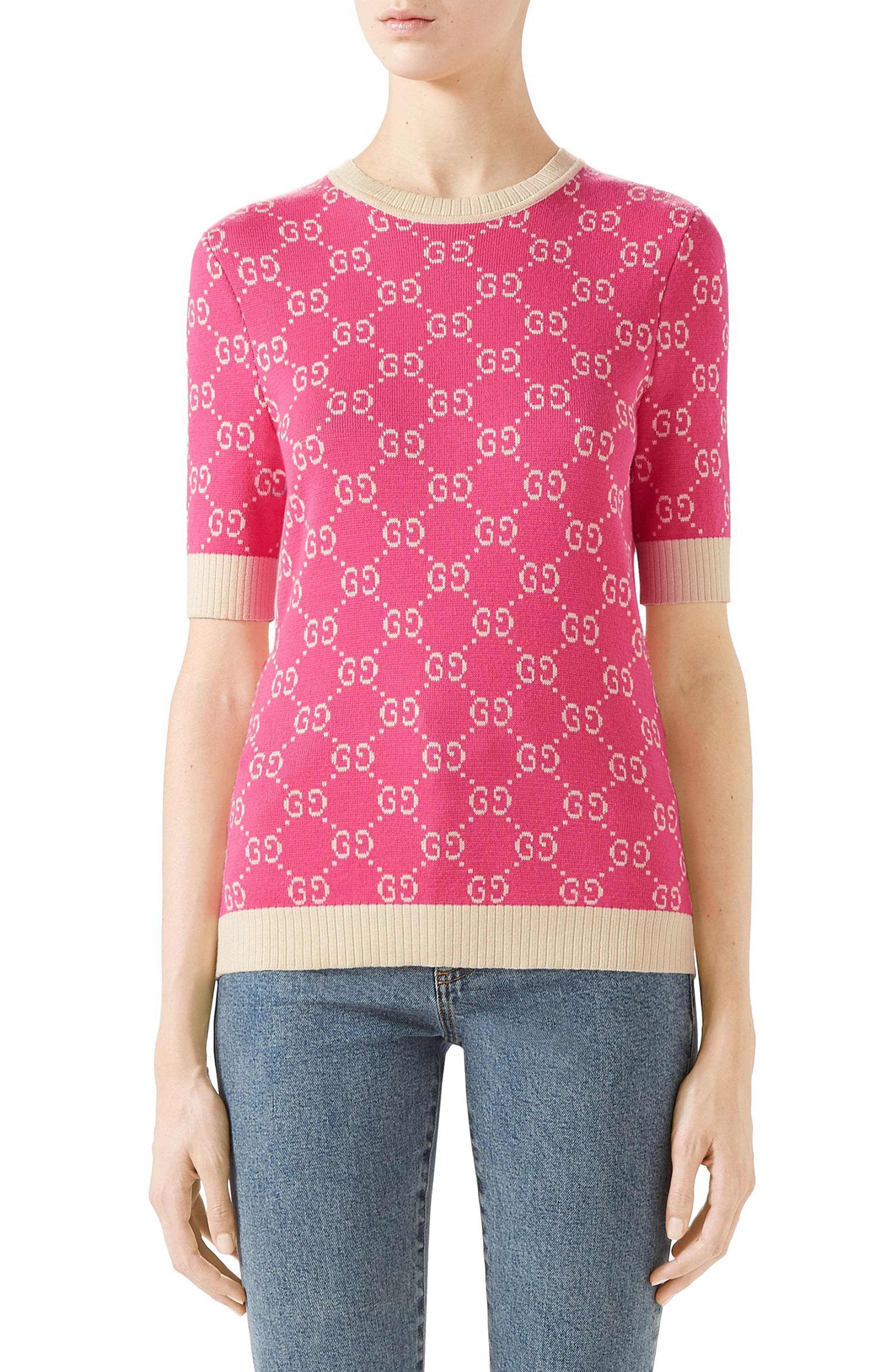 Gucci GG Jacquard Logo Sweater Nordstrom