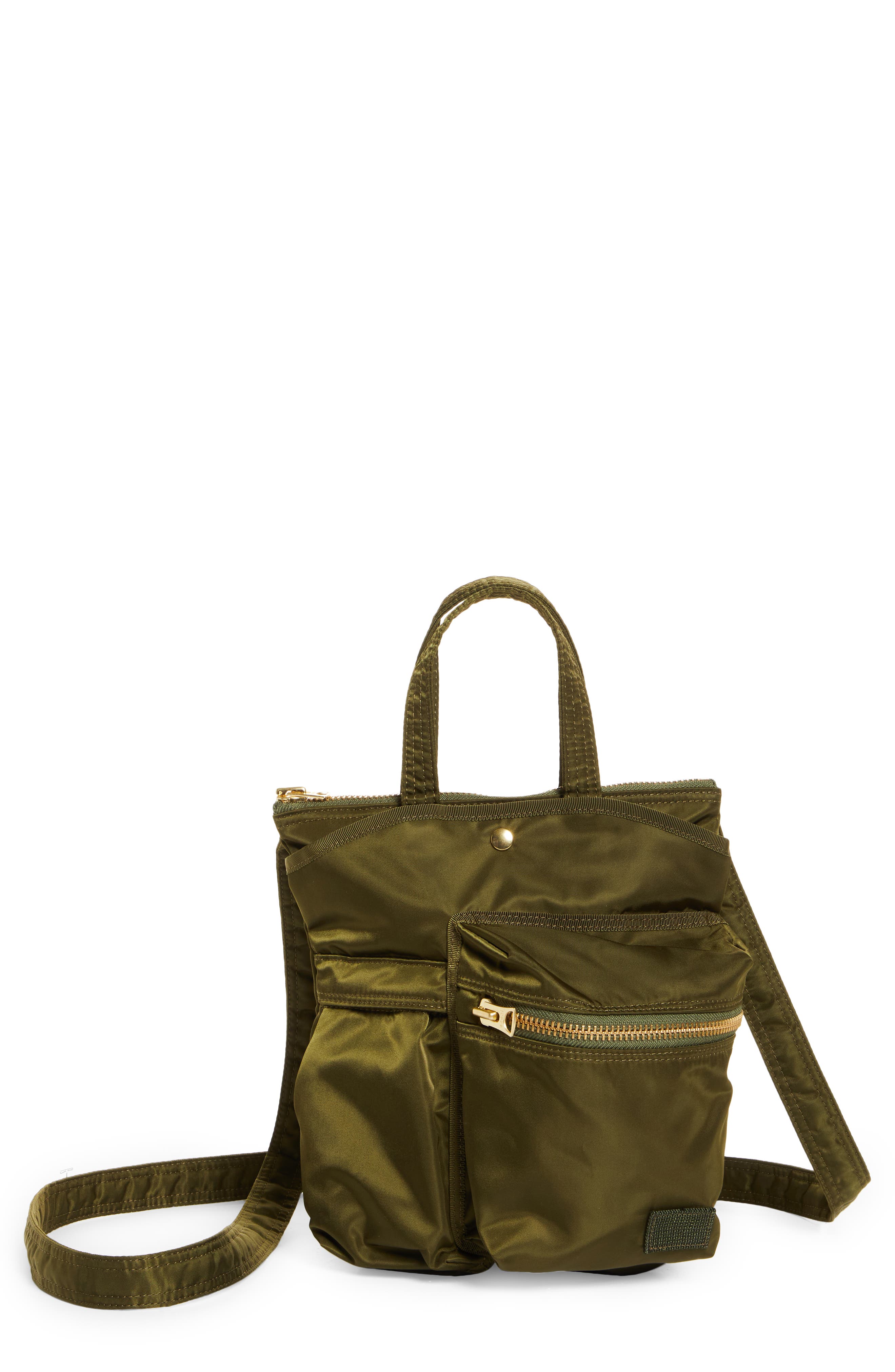 Sacai x Porter Pocket Bag in Khaki at Nordstrom