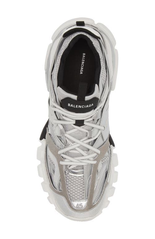 Shop Balenciaga Track Sneaker In Silver/white/black