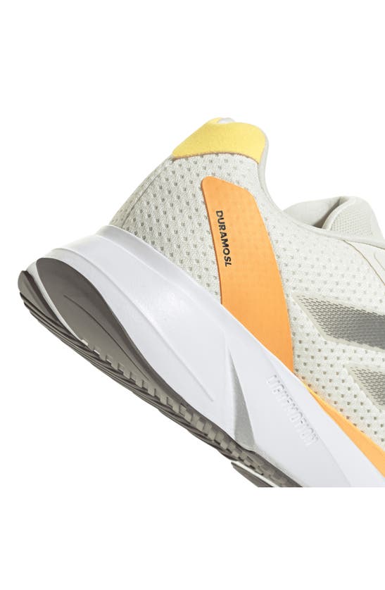 Adidas Originals Duramo Sl Running Shoe In Ivory/ Iron Met./ Spark