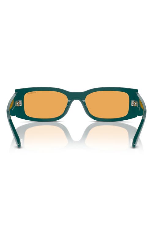 Vogue 53mm Rectangular Sunglasses In Full Octanium