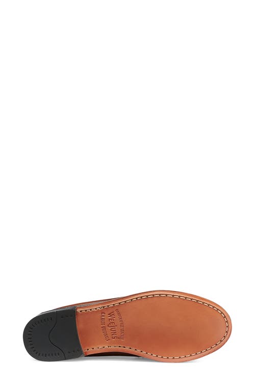 Shop G.h.bass Whitney Leather Loafer In Tan/white