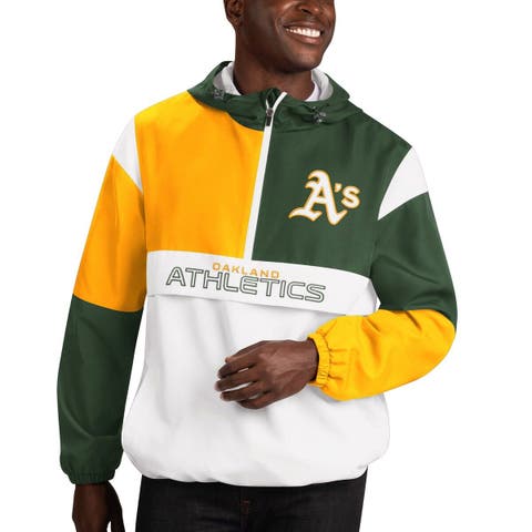 Oakland Athletics G-III Sports by Carl Banks Title Holder Full-Snap Varsity  Jacket - Green