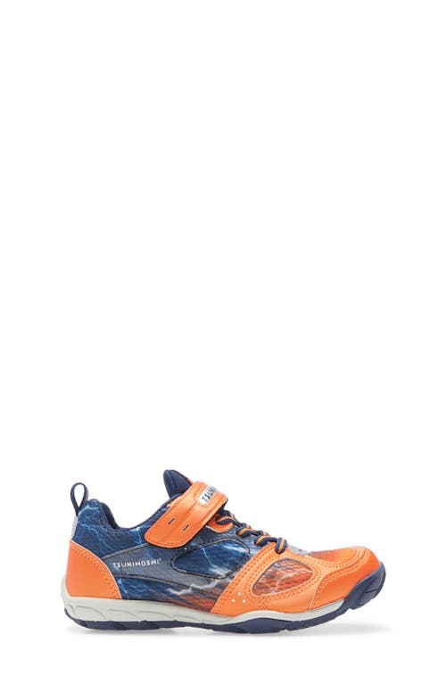 Tsukihoshi Mako Washable Sneaker In Orange/navy