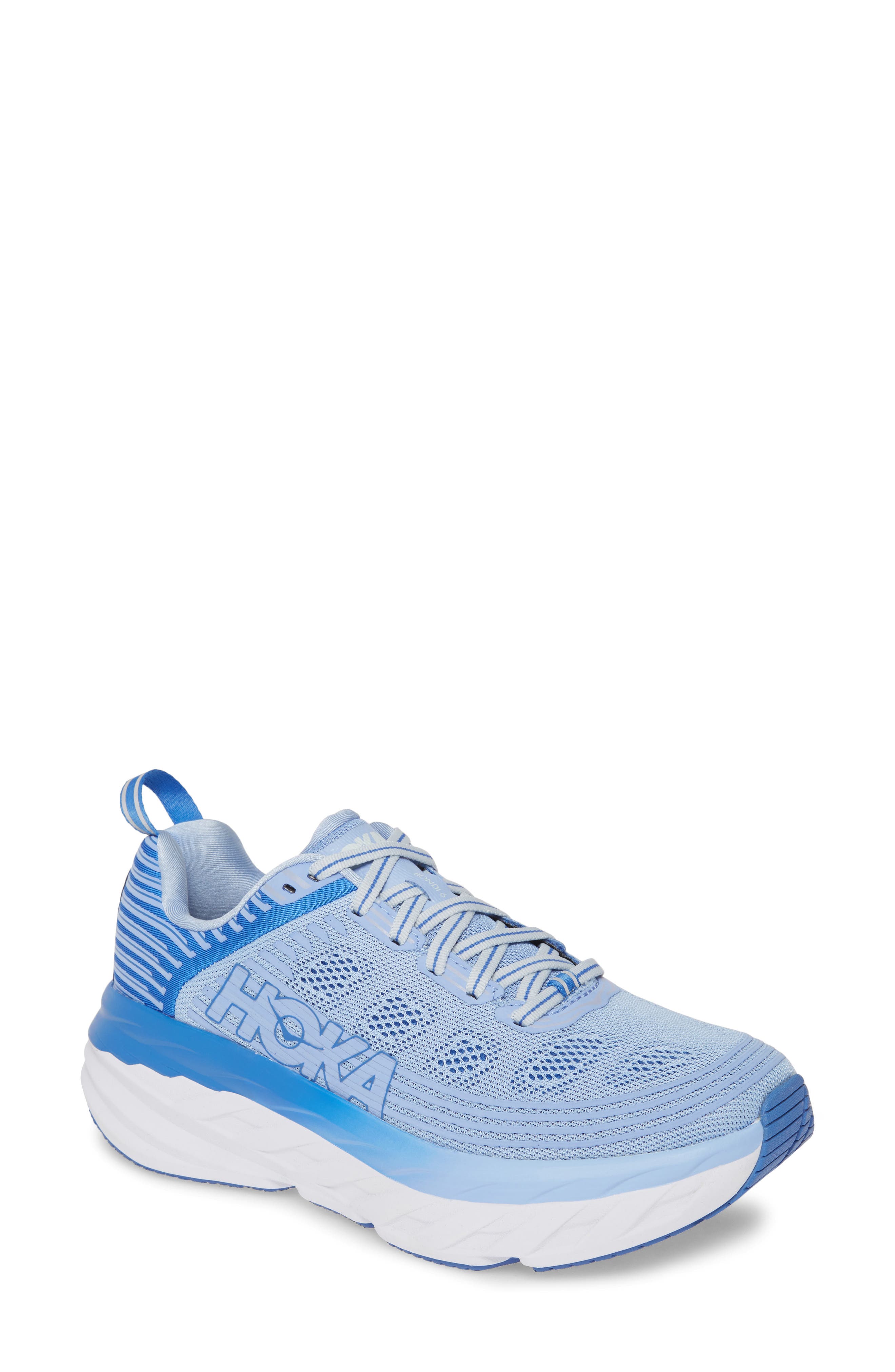 hoka one one bondi 6 serenity blue