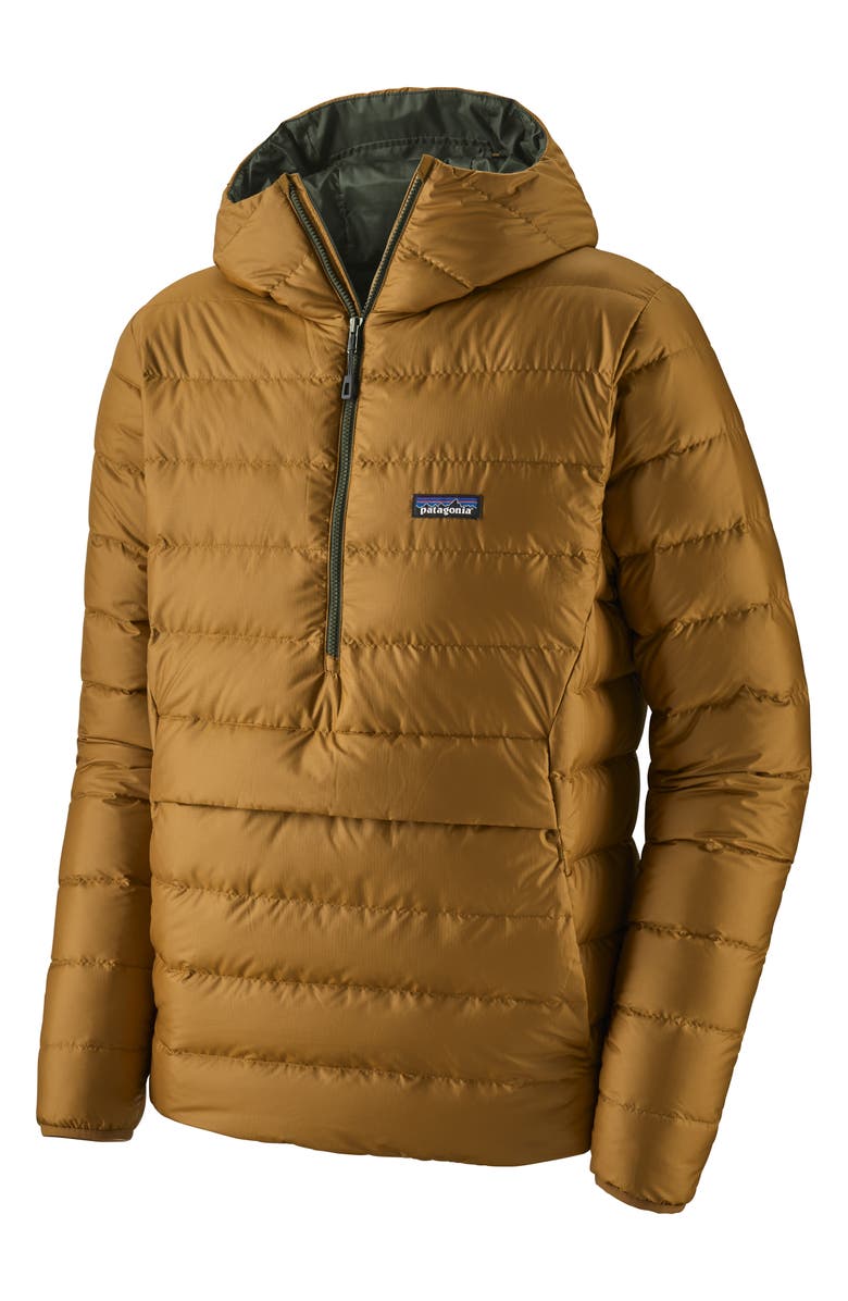 Patagonia Quilted Down Pullover Hoodie, Main, color, 