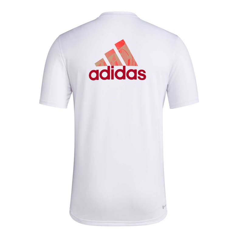 Shop Adidas Originals Adidas White Atlanta United Fc Local Pop Aeroready T-shirt