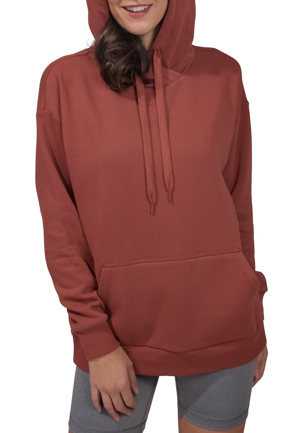 90 Degree By Reflex | Brushed Knit Oversized Hoodie | HauteLook