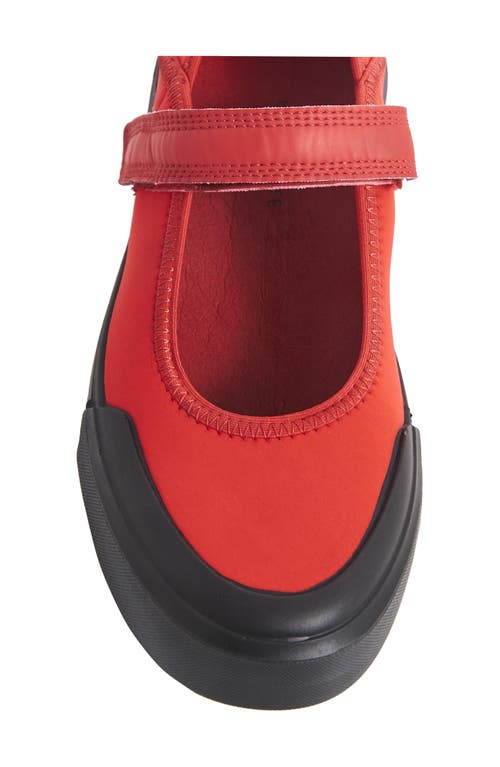 Free People Sporty Mary Jane Flat In Red