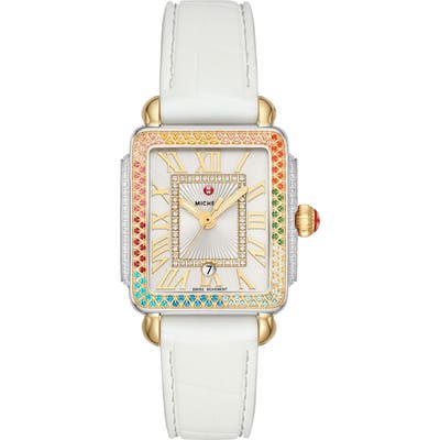 Michele Deco Madison Diamond Dial Watch Head, 2m X 31mm