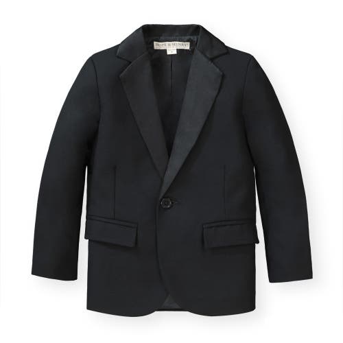 Hope & Henry Baby Boys' Tuxedo Jacket, Infant In Black