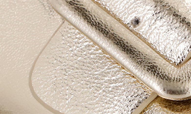 Mia Gya Waterproof Platform Slide Sandal In Gold