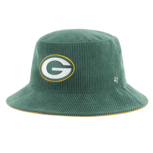 '47 Men's Green Bay Packers Chamberlain Hitch White Adjustable Hat