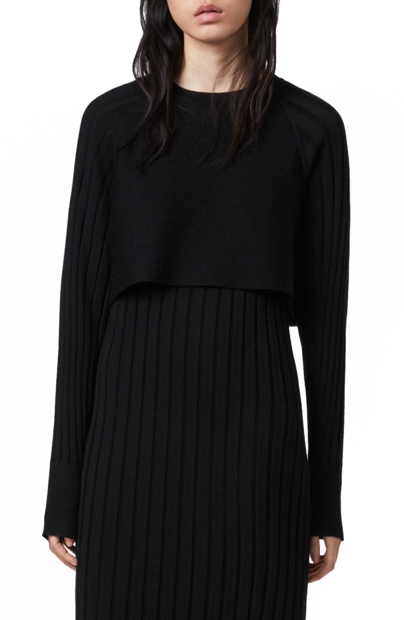 all saints wool dress