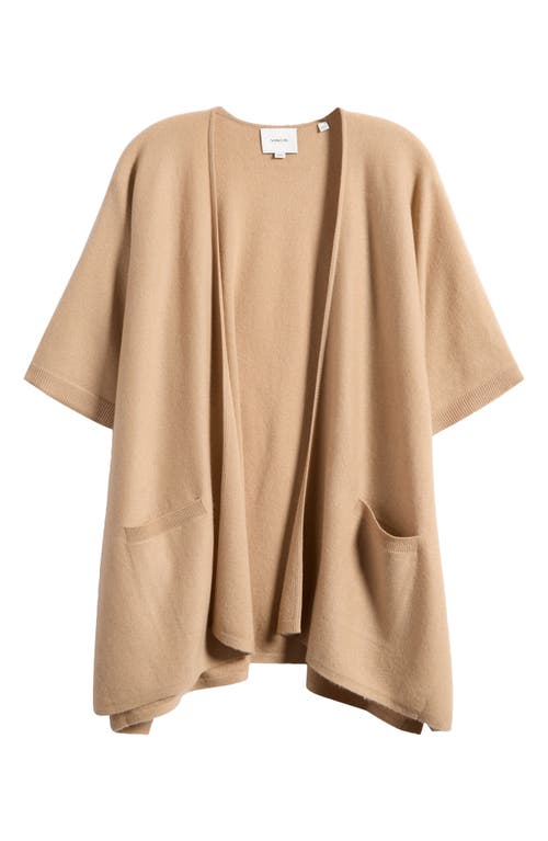 Shop Vince Cashmere Cape In Camel
