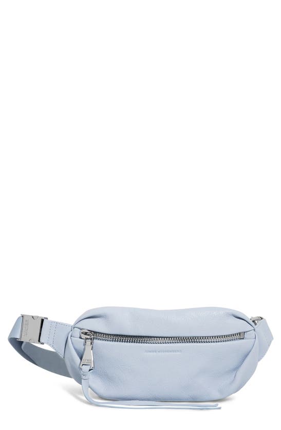 Shop Aimee Kestenberg Milan Leather Belt Bag In Breeze Blue