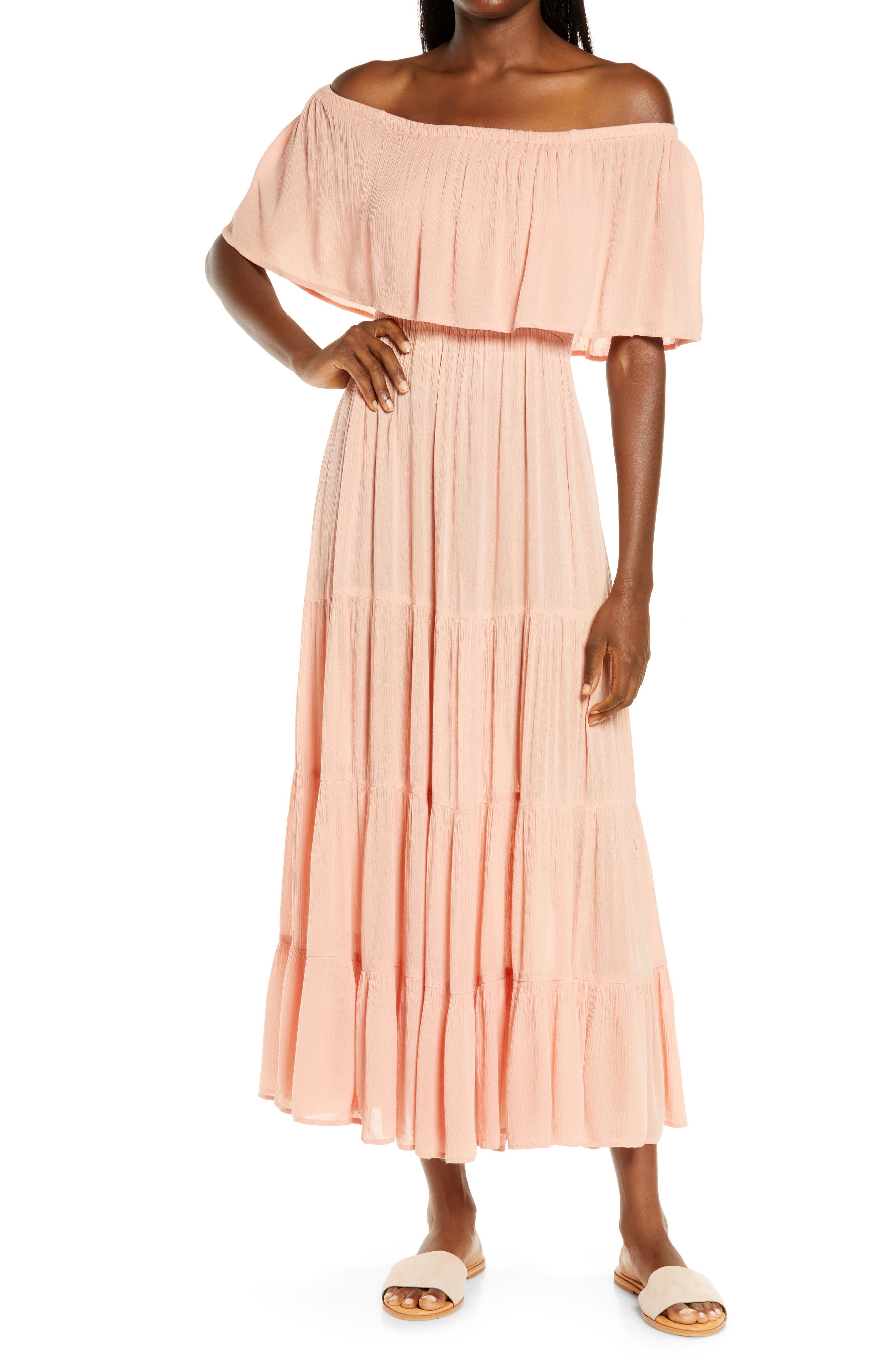 elan off the shoulder dress