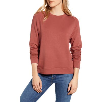 Lou & Grey Signaturesoft Plush Sweatshirt, Metallic