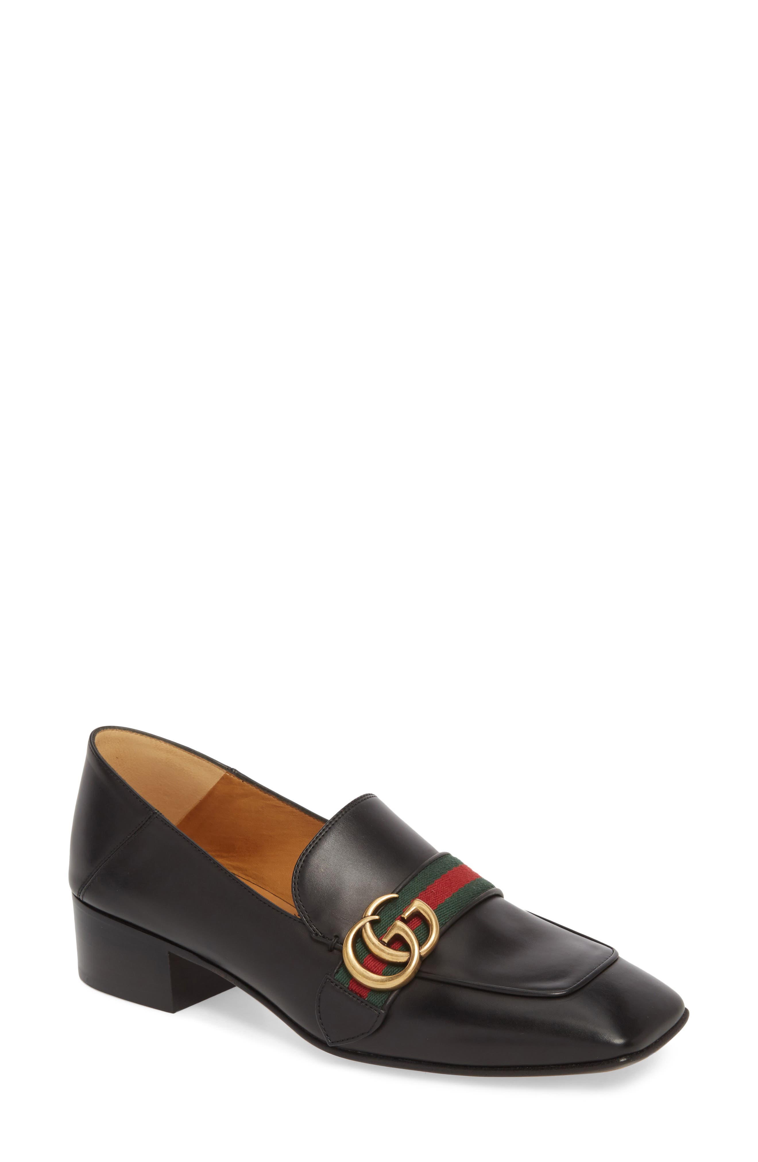 gucci loafer pump