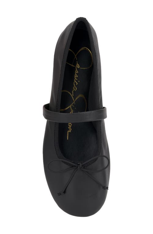 Jessica Simpson Azalina Mary Jane Flat In Black