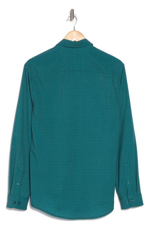 14TH & UNION 14TH & UNION LOU GEO PERFORMANCE BUTTON-UP SHIRT