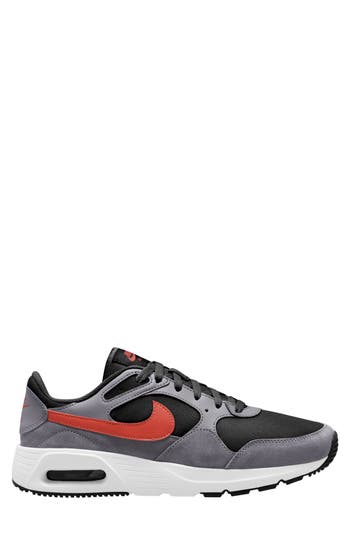 Nike Air Max Sc Sneaker In Black/picante Red/grey