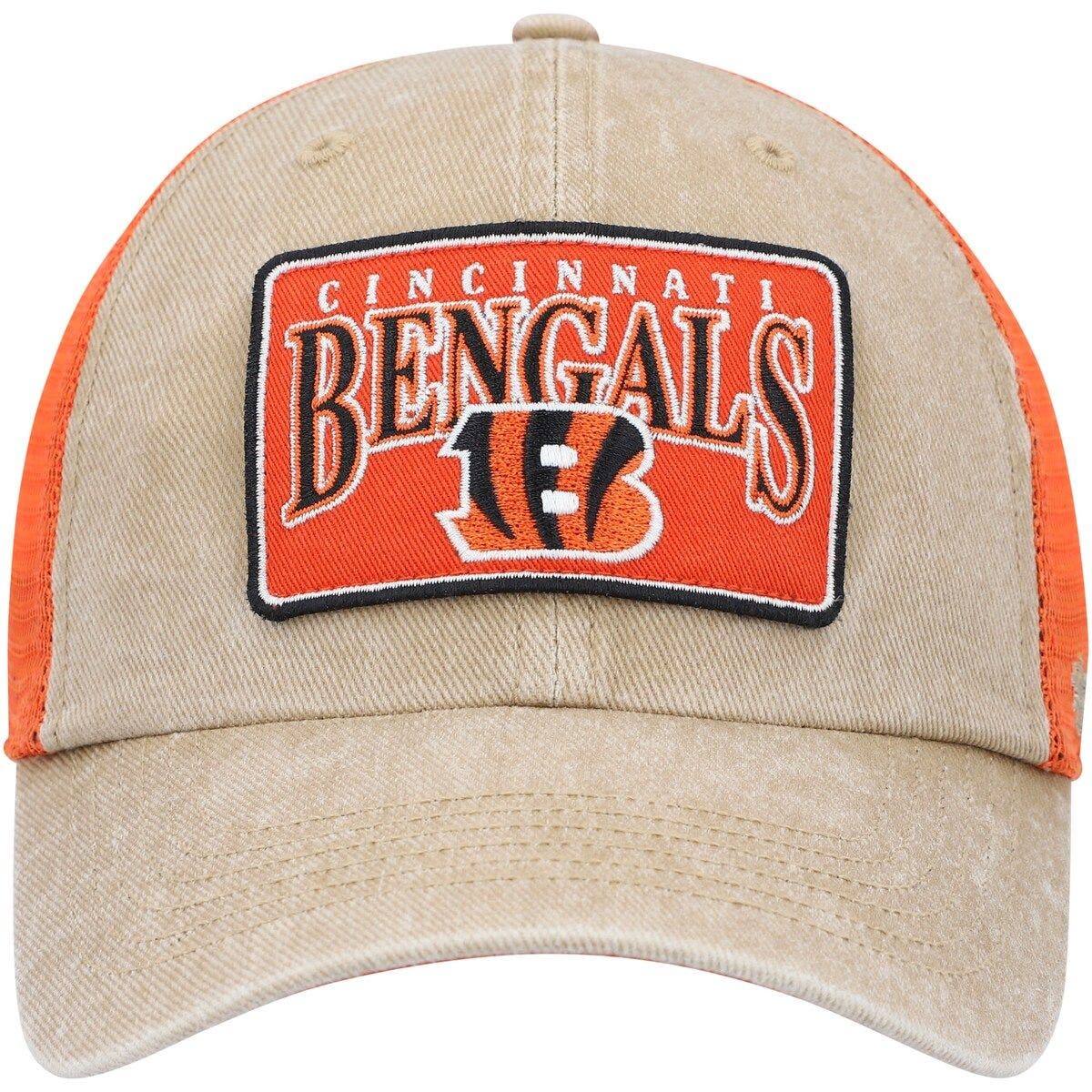 47 Men's Cincinnati Bengals Black Clean Up Adjustable Hat