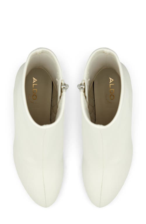 Aldo Haucan Bootie In White/bone