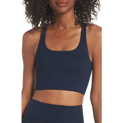 Girlfriend Collective Paloma Sports Bra, Blue