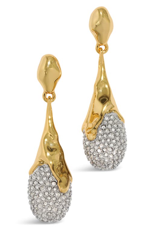 Shop Alexis Bittar Solanales Crystal Teardrop Earrings In Crystals