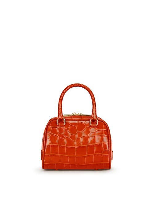 Shop Teddy Blake Jasmine Croco 7" In Orange